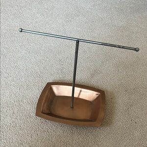 Copper Jewelry Holder with Tray